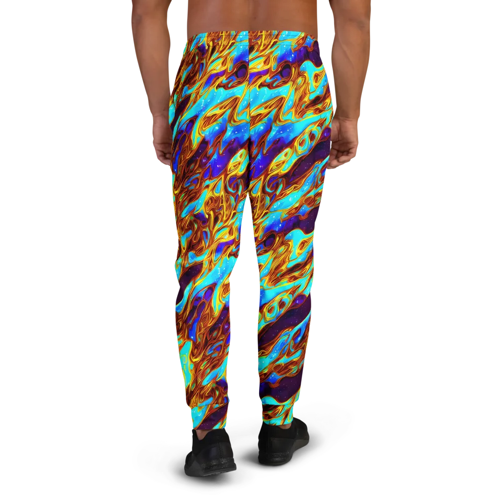 Liquid Supernova on Men's Joggers — Back