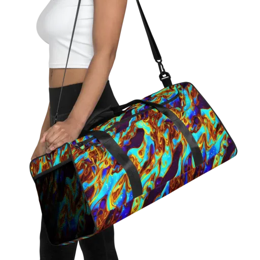 Liquid Supernova on a Duffle Bag