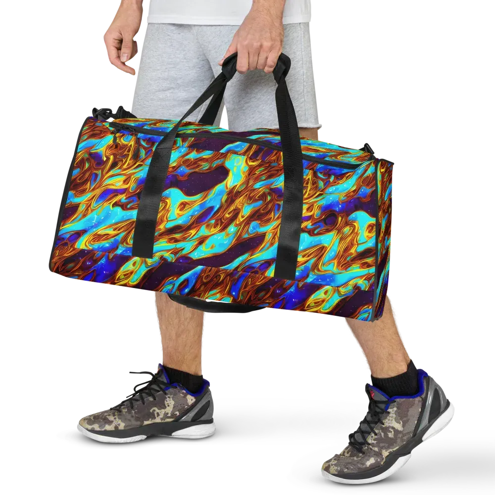 Liquid Supernova on Duffle Bag — Front