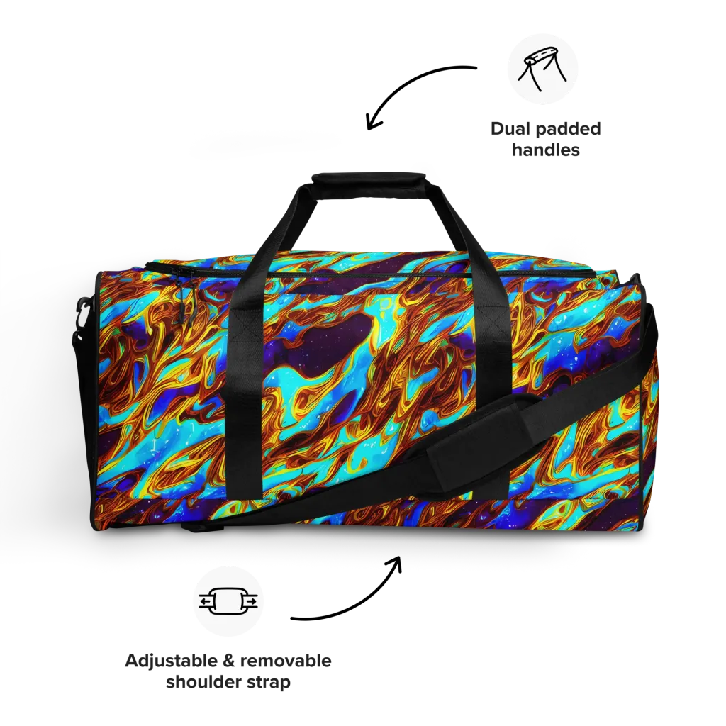 Liquid Supernova on Duffle Bag — Front