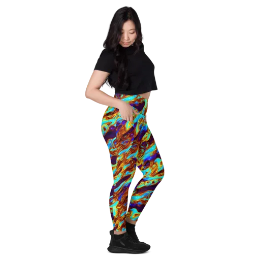Liquid Supernova on a Leggings with Pockets