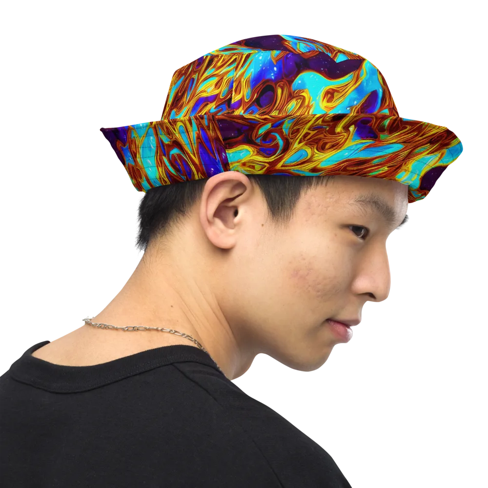 Liquid Supernova on Reversible Bucket Hat — Right Outside