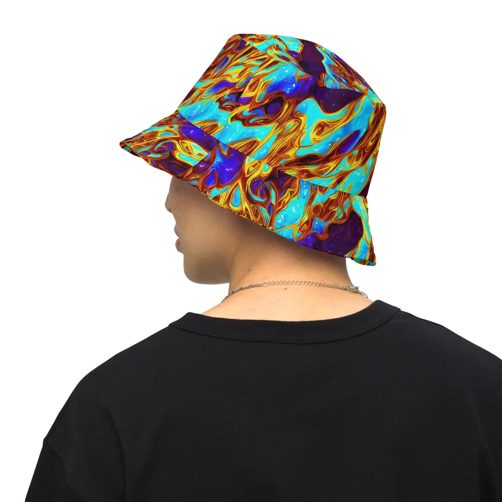 Liquid Supernova on Reversible Bucket Hat — Back Inside