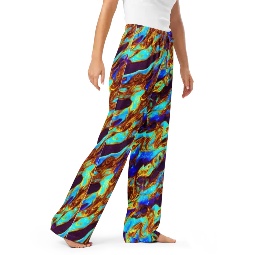 Liquid Supernova on a Women's Pajama Pants