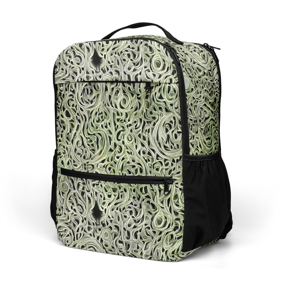 Sage Vortex on Utility Backpack — Left Front