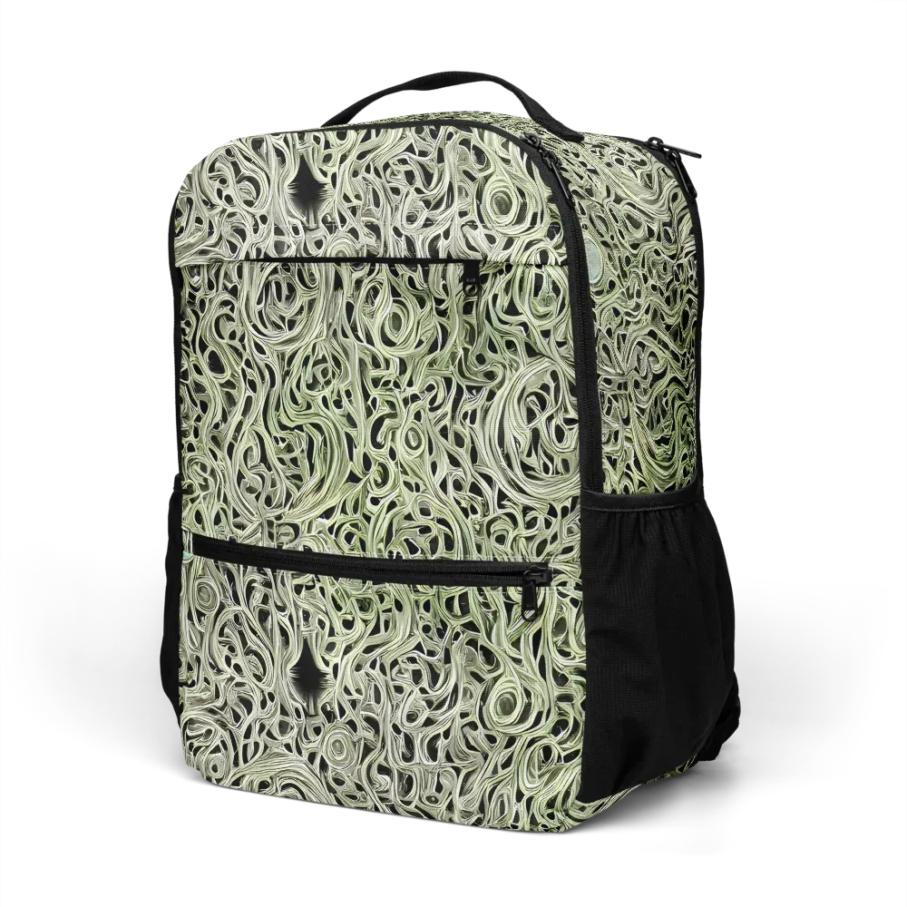 Sage Vortex on Utility Backpack — Left Front