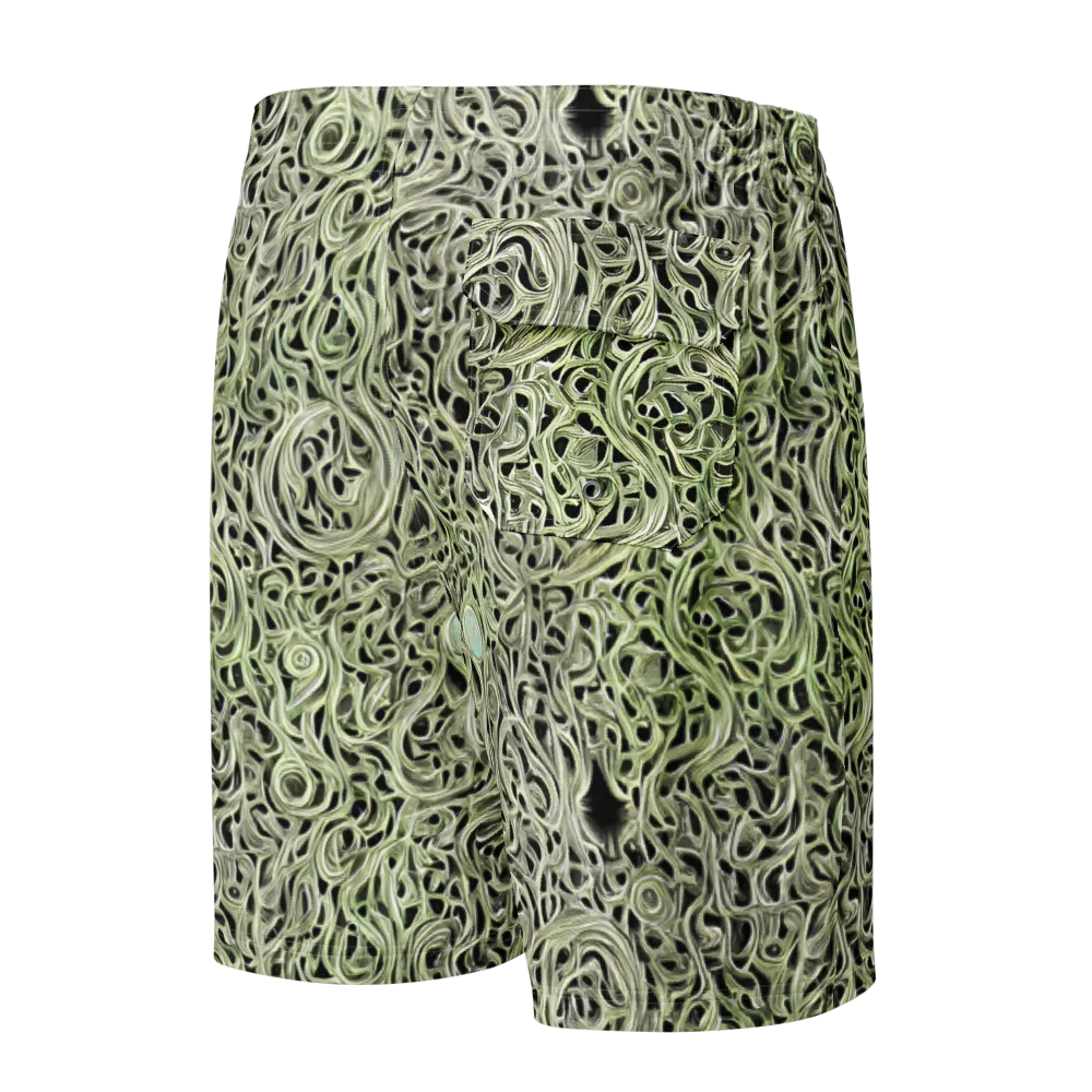 Sage Vortex on Men's Board Shorts — Back