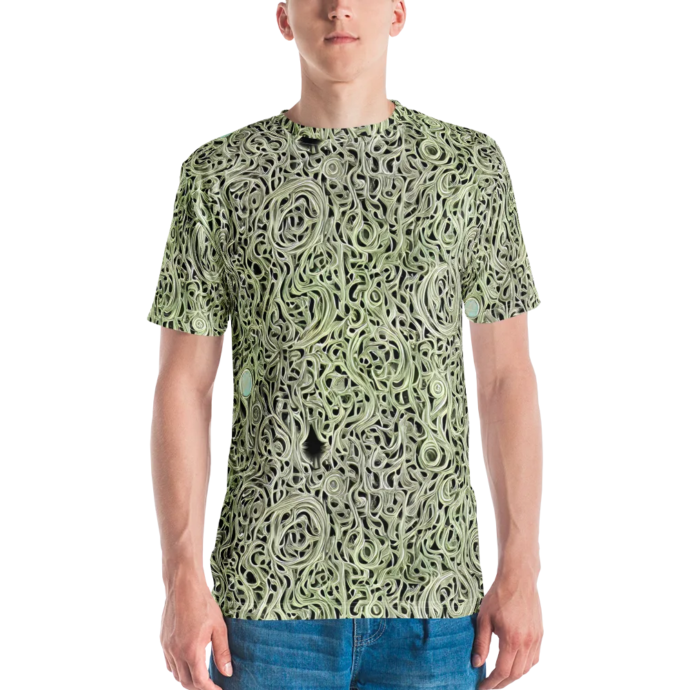 Sage Vortex on Men's Crew Neck T-Shirt — Front