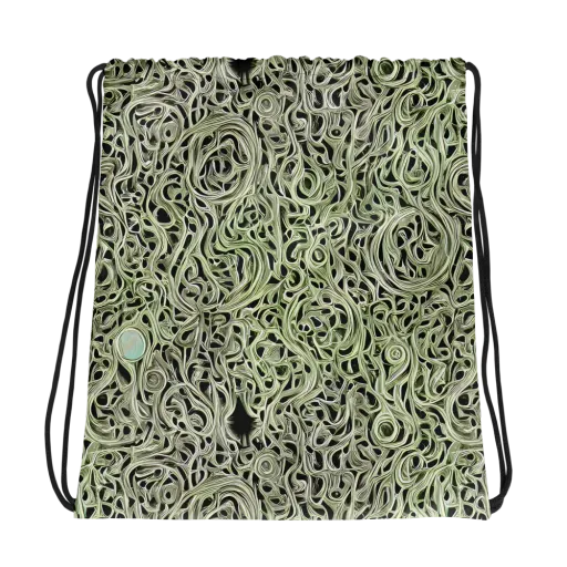 Sage Vortex on a Drawstring Bag