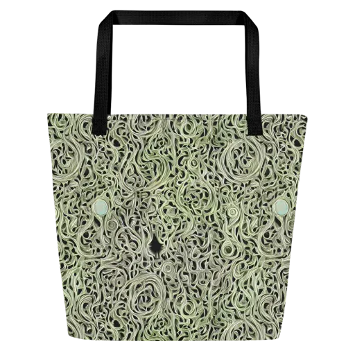 Sage Vortex on a Large Tote Bag W/ Pocket