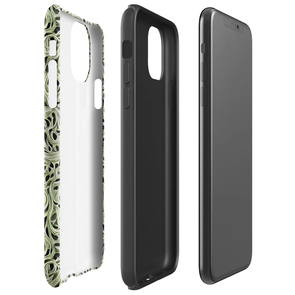 Sage Vortex on Tough Case for iPhone® — Right