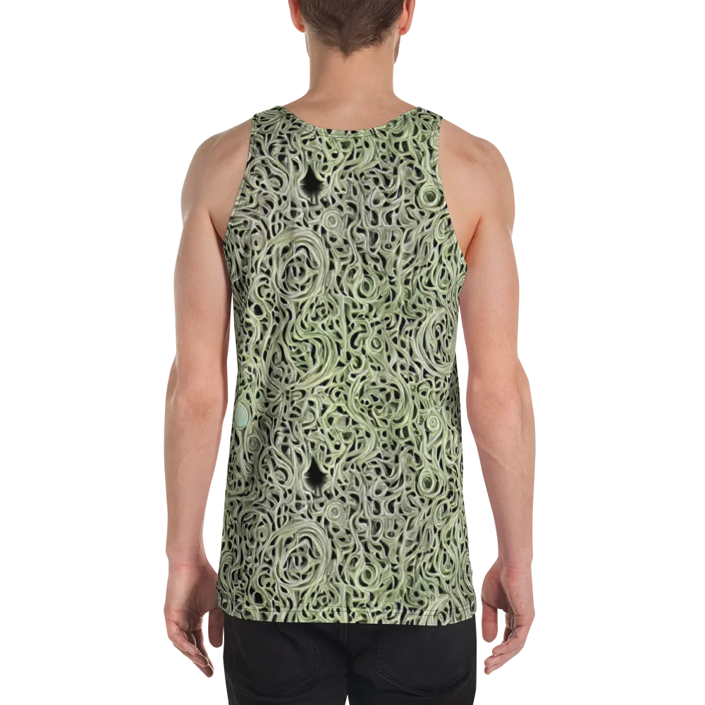 Sage Vortex on Men's Tank Top — Back