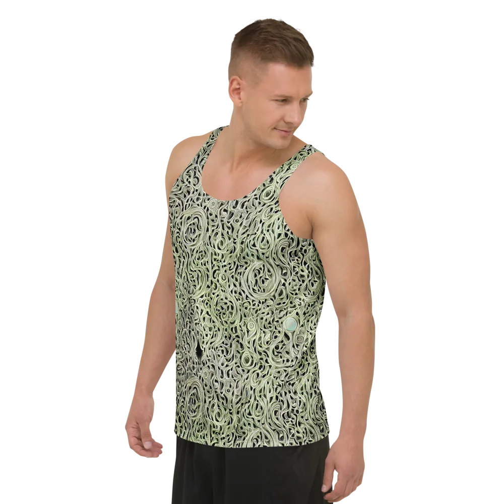 Sage Vortex on Men's Tank Top — Left Front