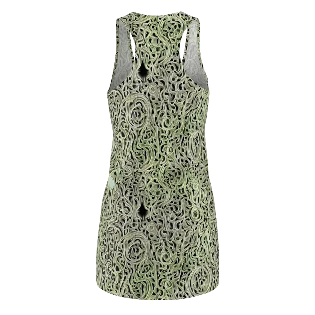 Sage Vortex on Racerback Dress — Back