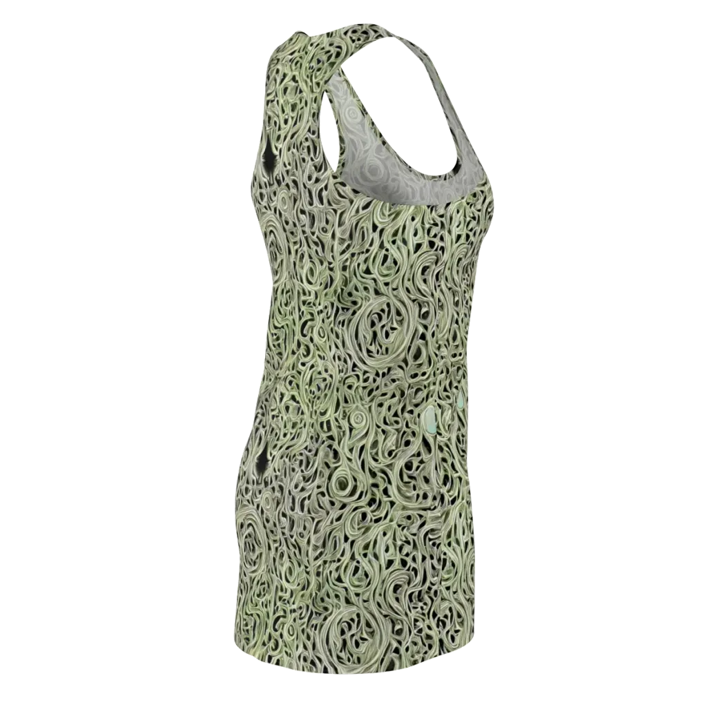 Sage Vortex on Racerback Dress — Back Side