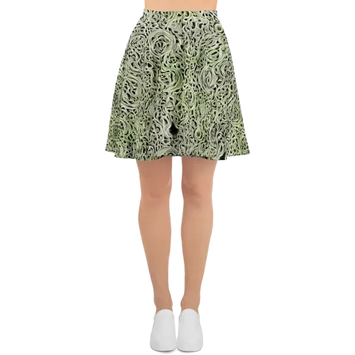 Sage Vortex on a Skater Skirt