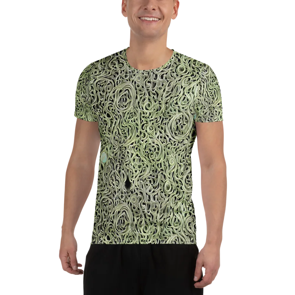 Sage Vortex on Men's Athletic T-Shirt — Front