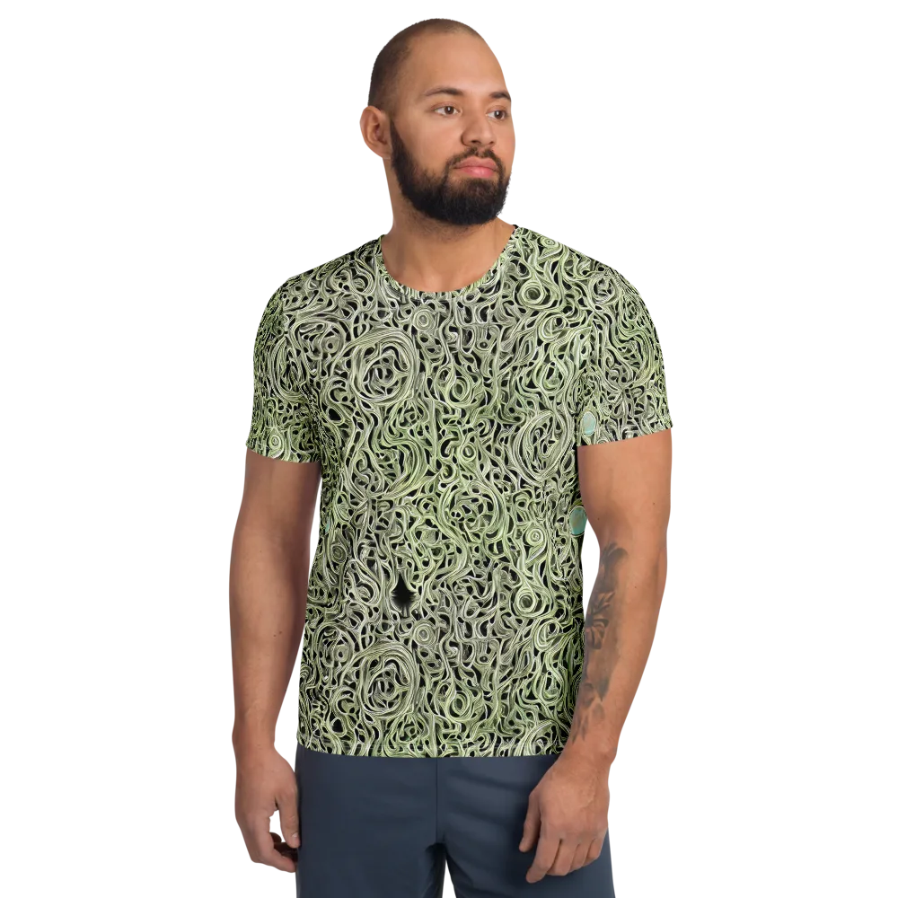 Sage Vortex on Men's Athletic T-Shirt — Front