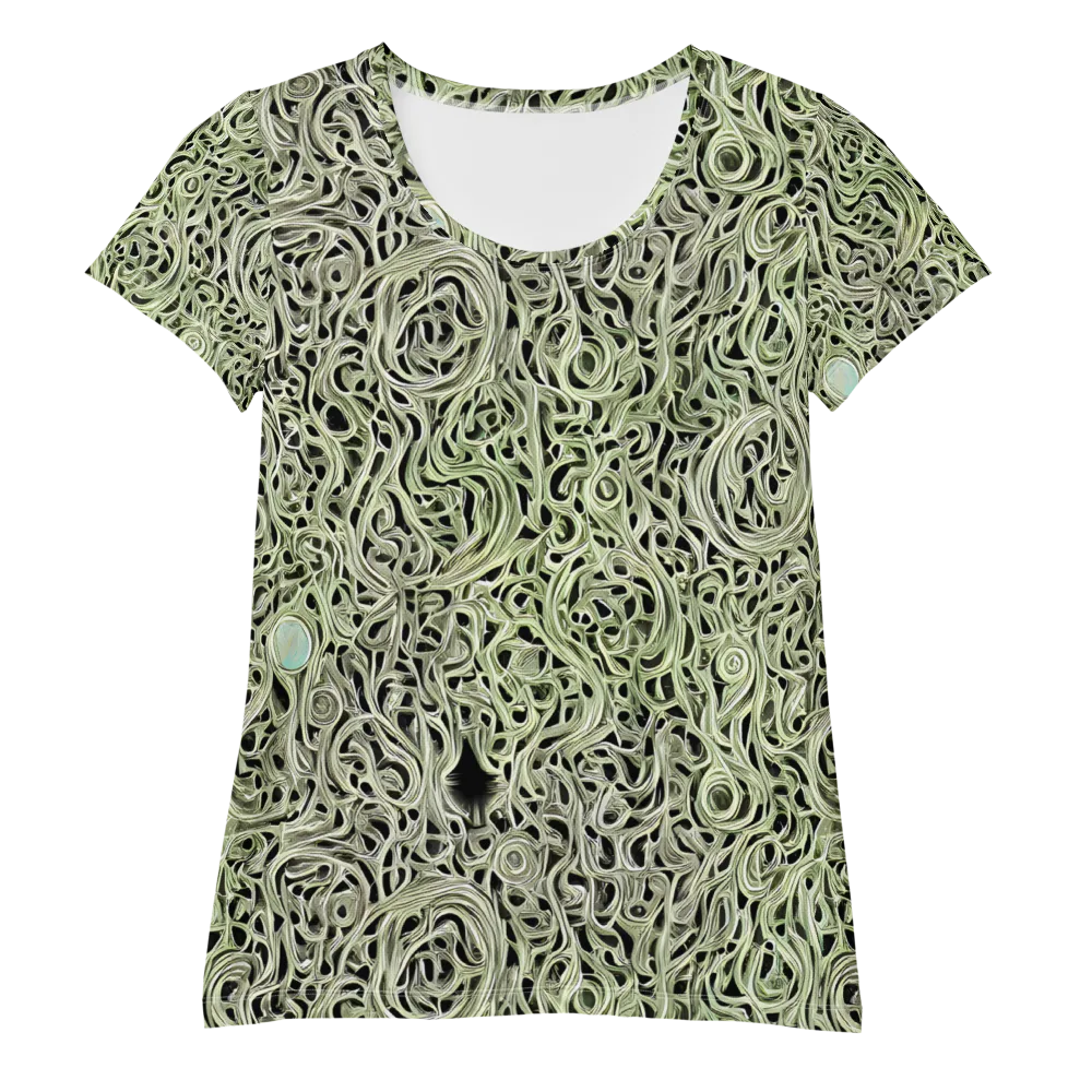 Sage Vortex on Women's Athletic T-Shirt — Front