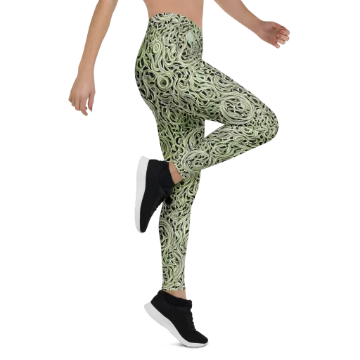 Sage Vortex on a Leggings