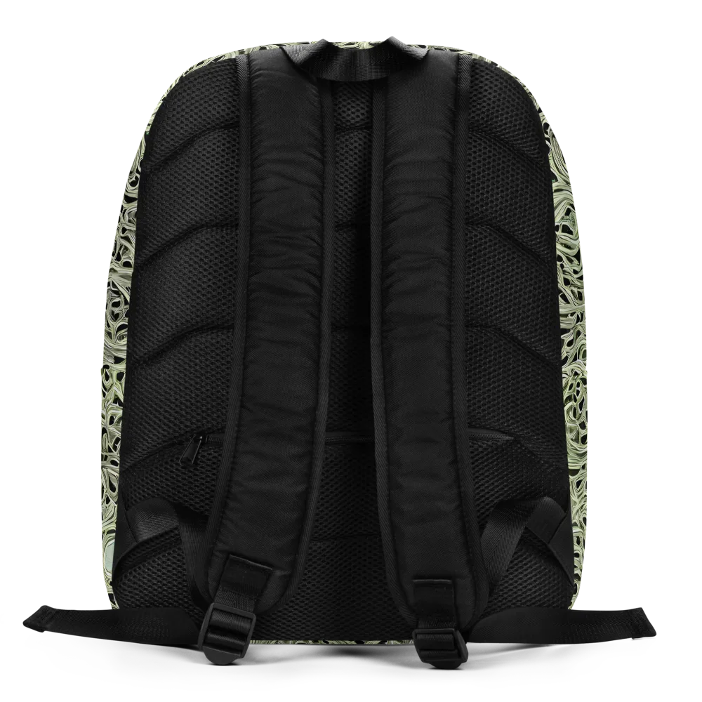 Sage Vortex on Minimalist Backpack — Back