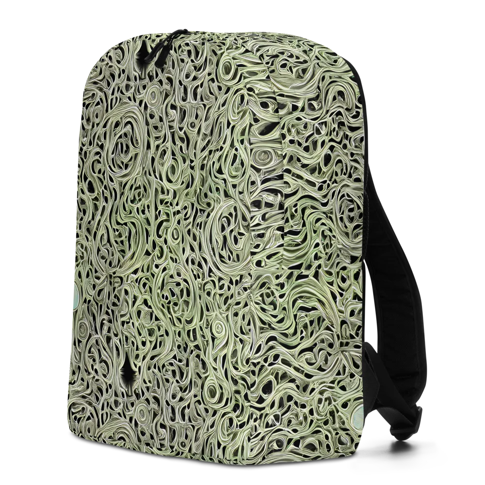 Sage Vortex on Minimalist Backpack — Left