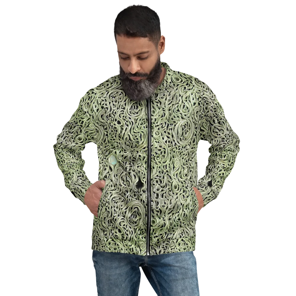 Sage Vortex on Bomber Jacket — Front