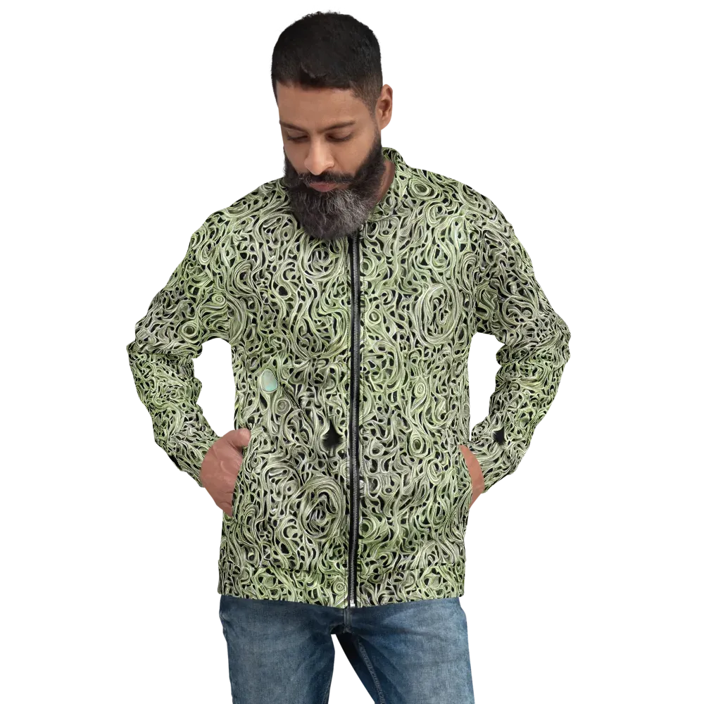 Sage Vortex on Bomber Jacket — Front