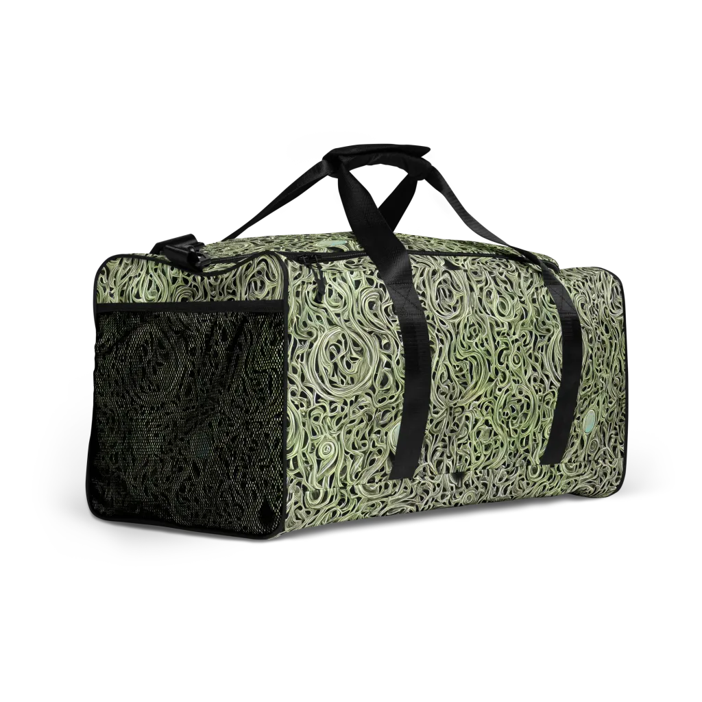 Sage Vortex on Duffle Bag — Right Front