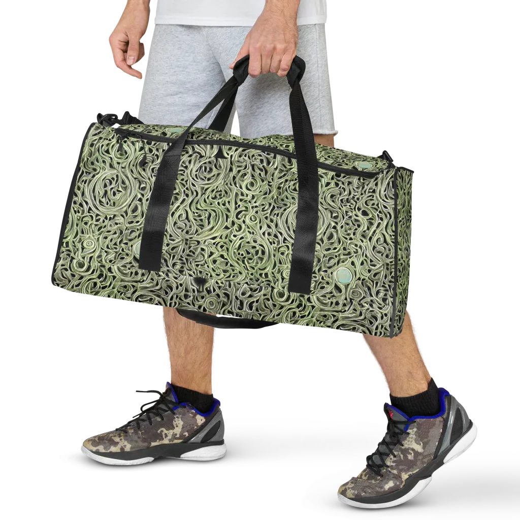 Sage Vortex on Duffle Bag — Front