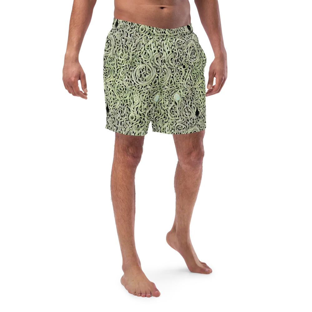 Sage Vortex on Swim Trunks — Front