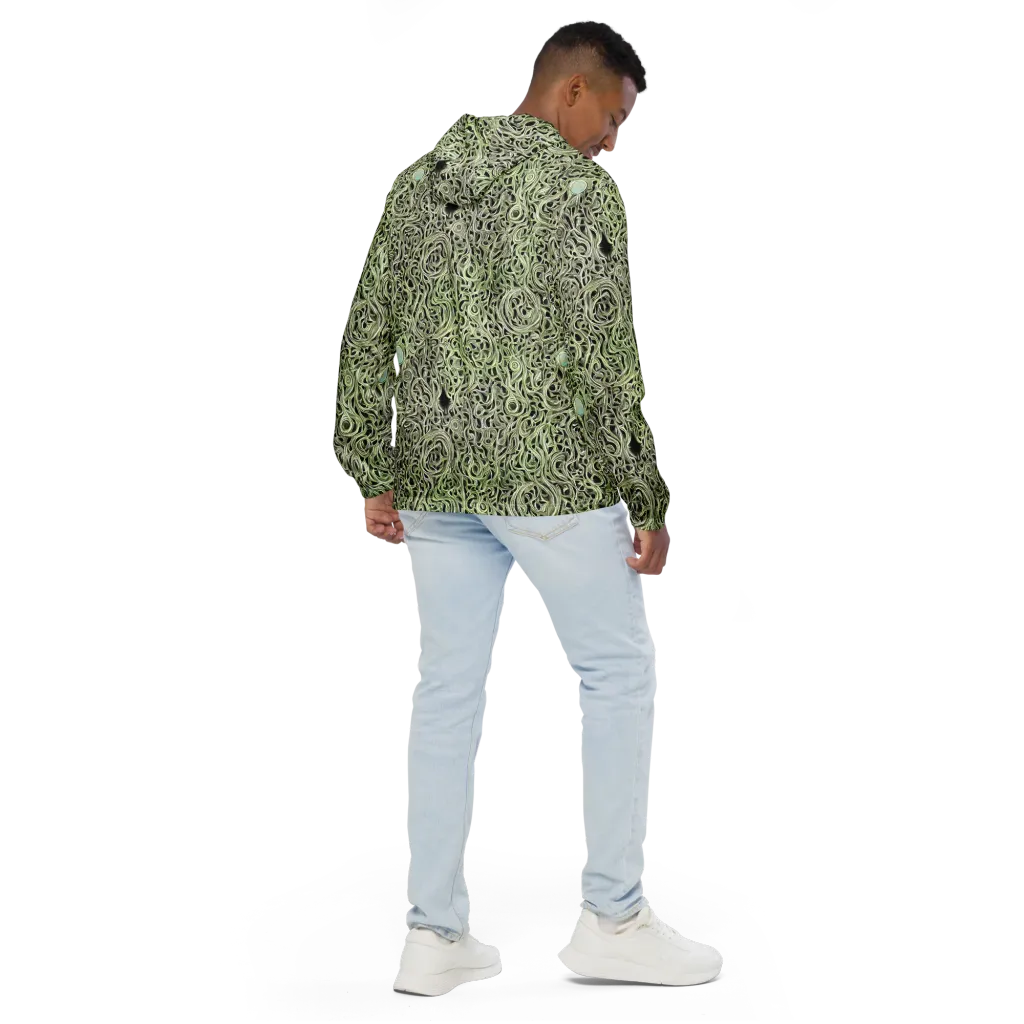 Sage Vortex on Men's Windbreaker — Back
