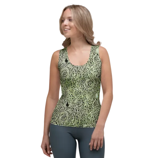 Sage Vortex on a Women's Tank Top