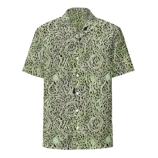 Sage Vortex on a Button Shirt