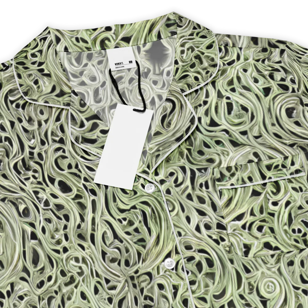 Sage Vortex on Women's Short Sleeve Pajama Top — Product details