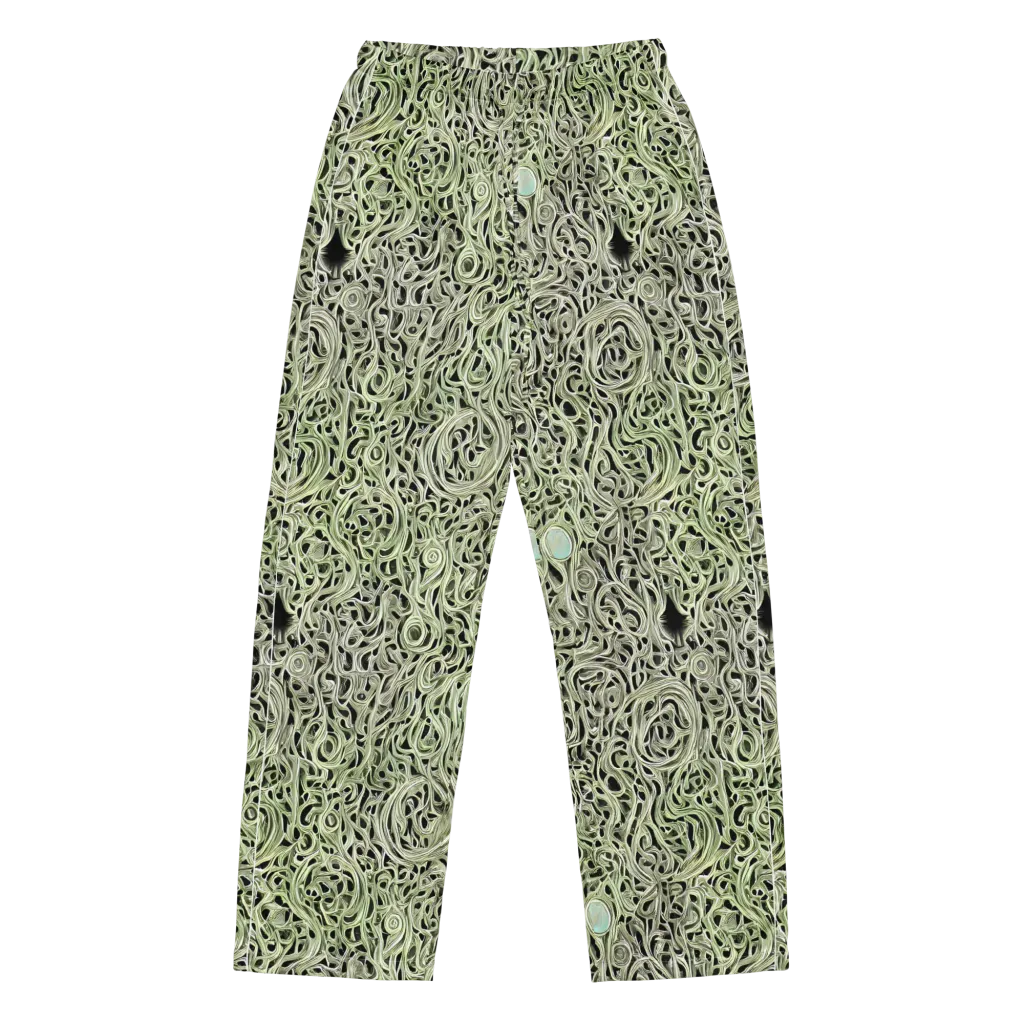 Sage Vortex on Women's Pajama Pants — Front