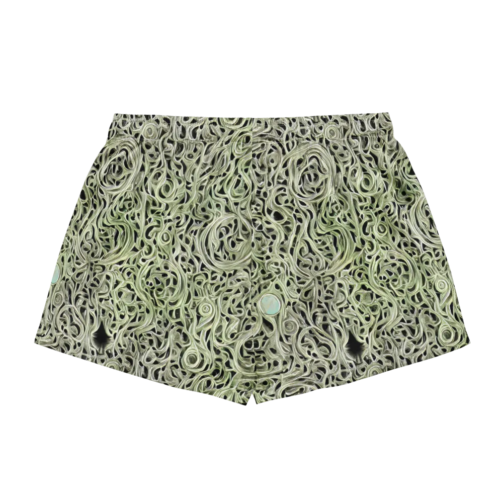 Sage Vortex on Women's Pajama Shorts — Back