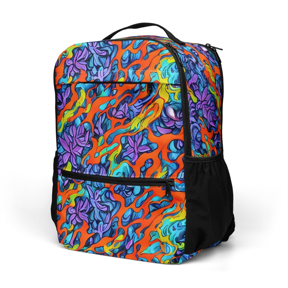Cobalt Jungle on Utility Backpack — Left Front
