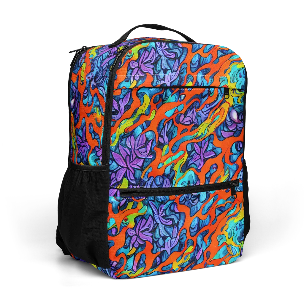 Cobalt Jungle on Utility Backpack — Right Front