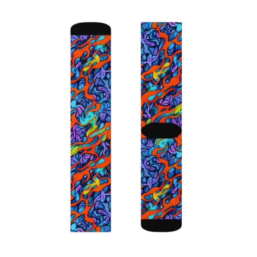 Cobalt Jungle on a Socks