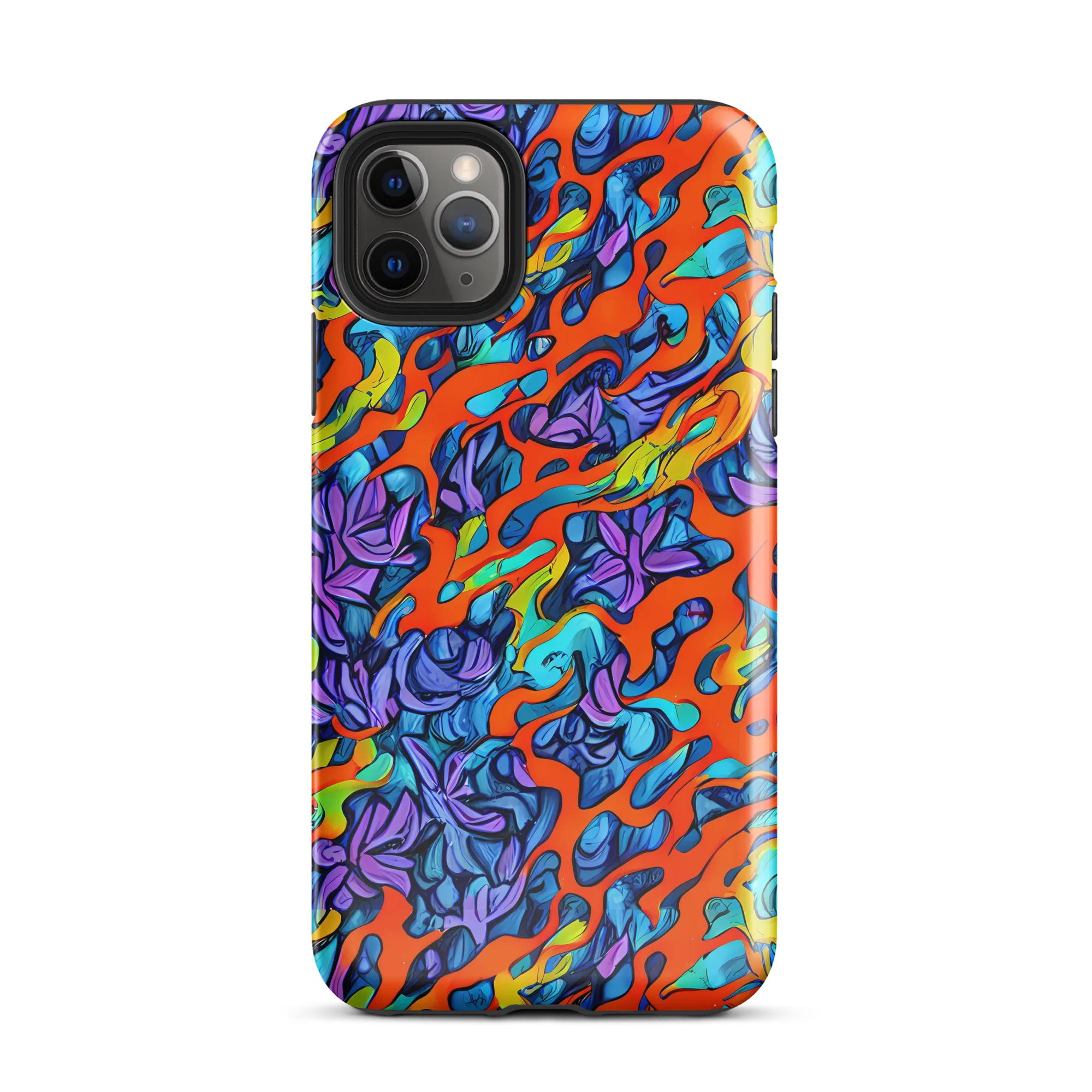 Cobalt Jungle on Tough Case for iPhone® — Front