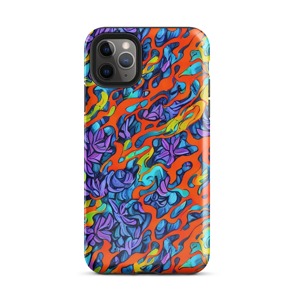 Cobalt Jungle on Tough Case for iPhone® — Front