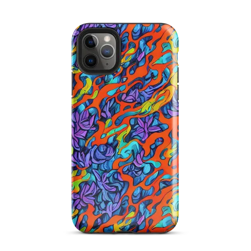 Cobalt Jungle on a Tough Case for iPhone®