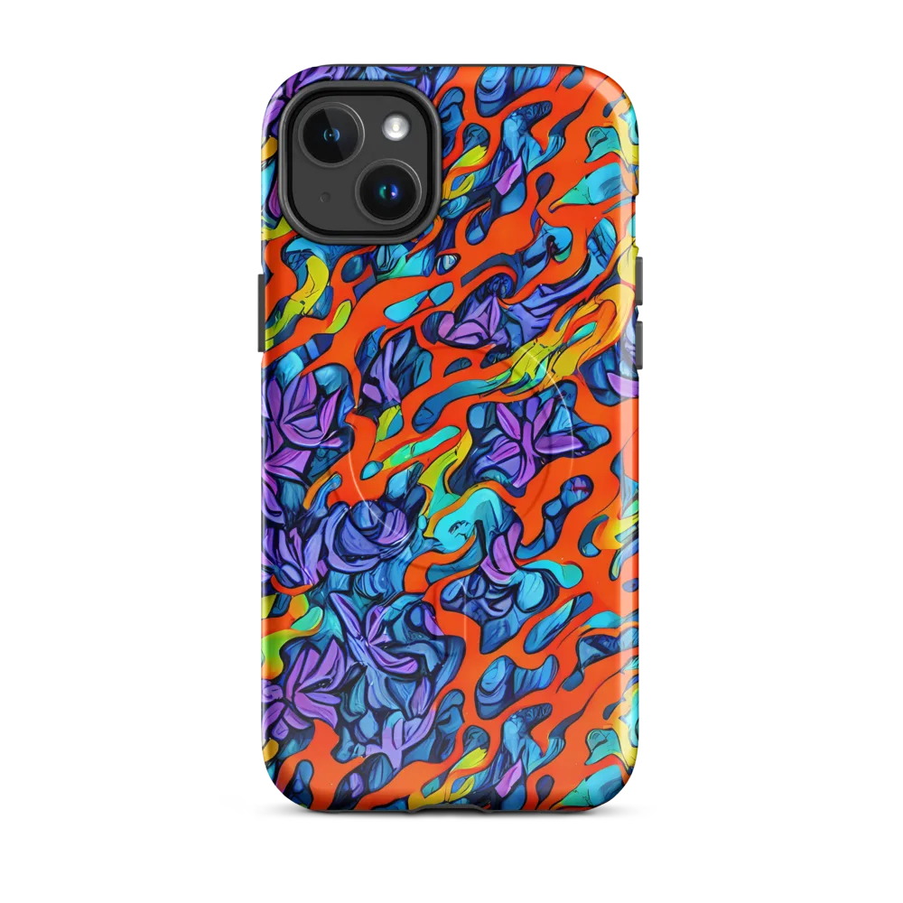 Cobalt Jungle on MagSafe Tough Case for iPhone® — Front