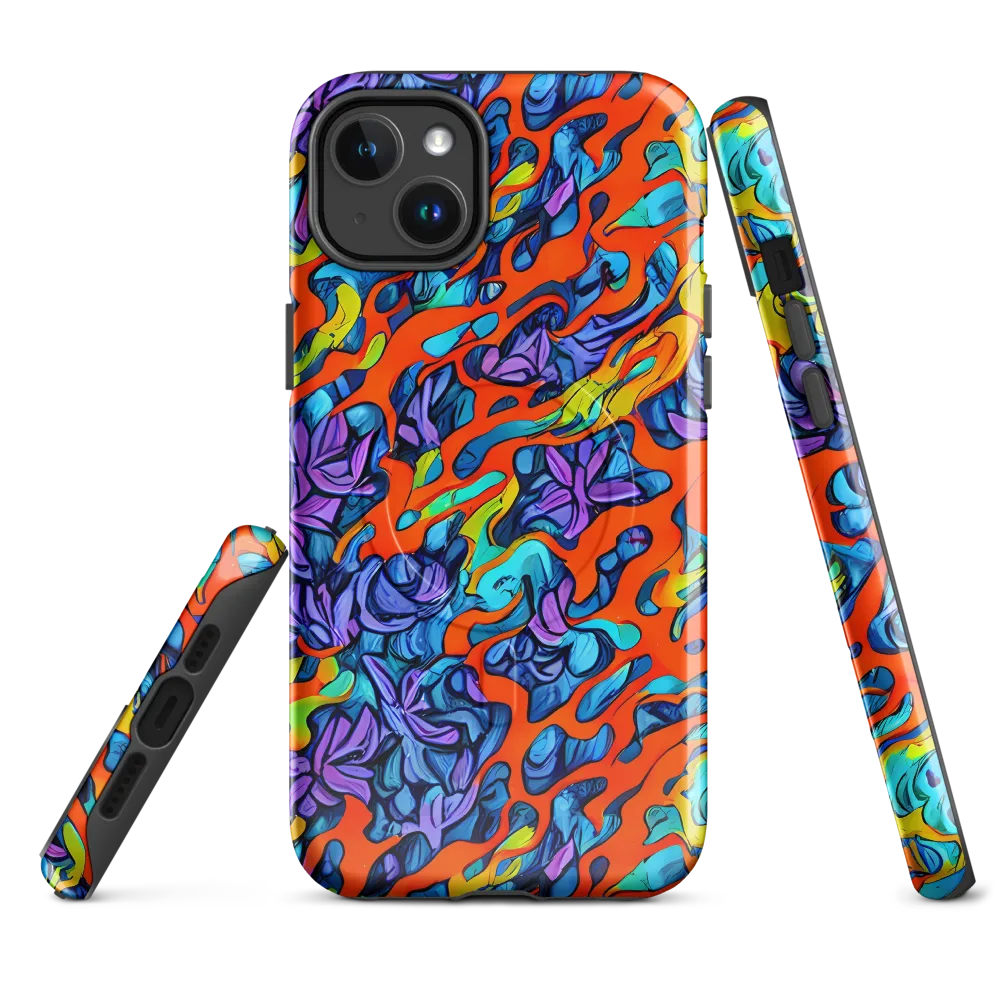 Cobalt Jungle on MagSafe Tough Case for iPhone® — Front