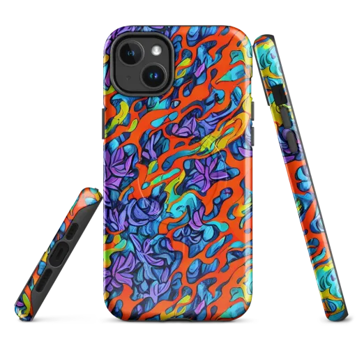 Cobalt Jungle on a MagSafe Tough Case for iPhone®