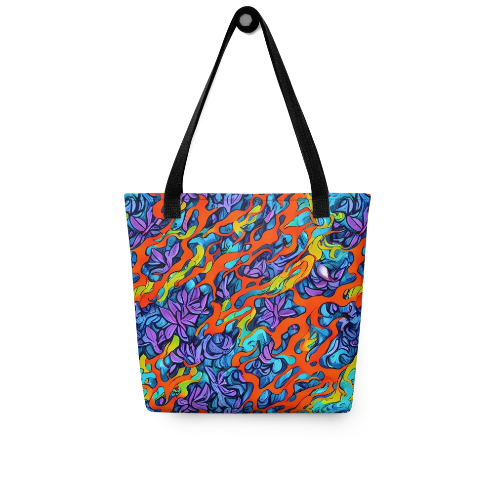 Cobalt Jungle on Tote Bag — Front