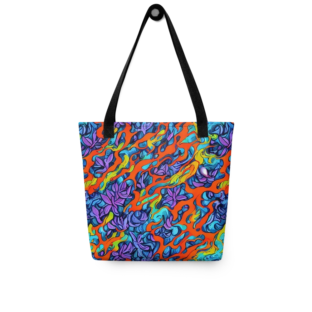 Cobalt Jungle on Tote Bag — Front