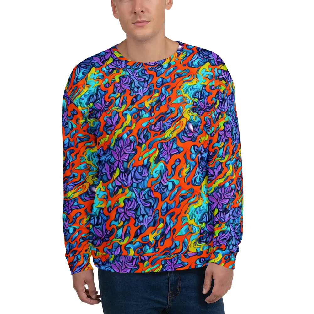 Cobalt Jungle on Sweatshirt — Front
