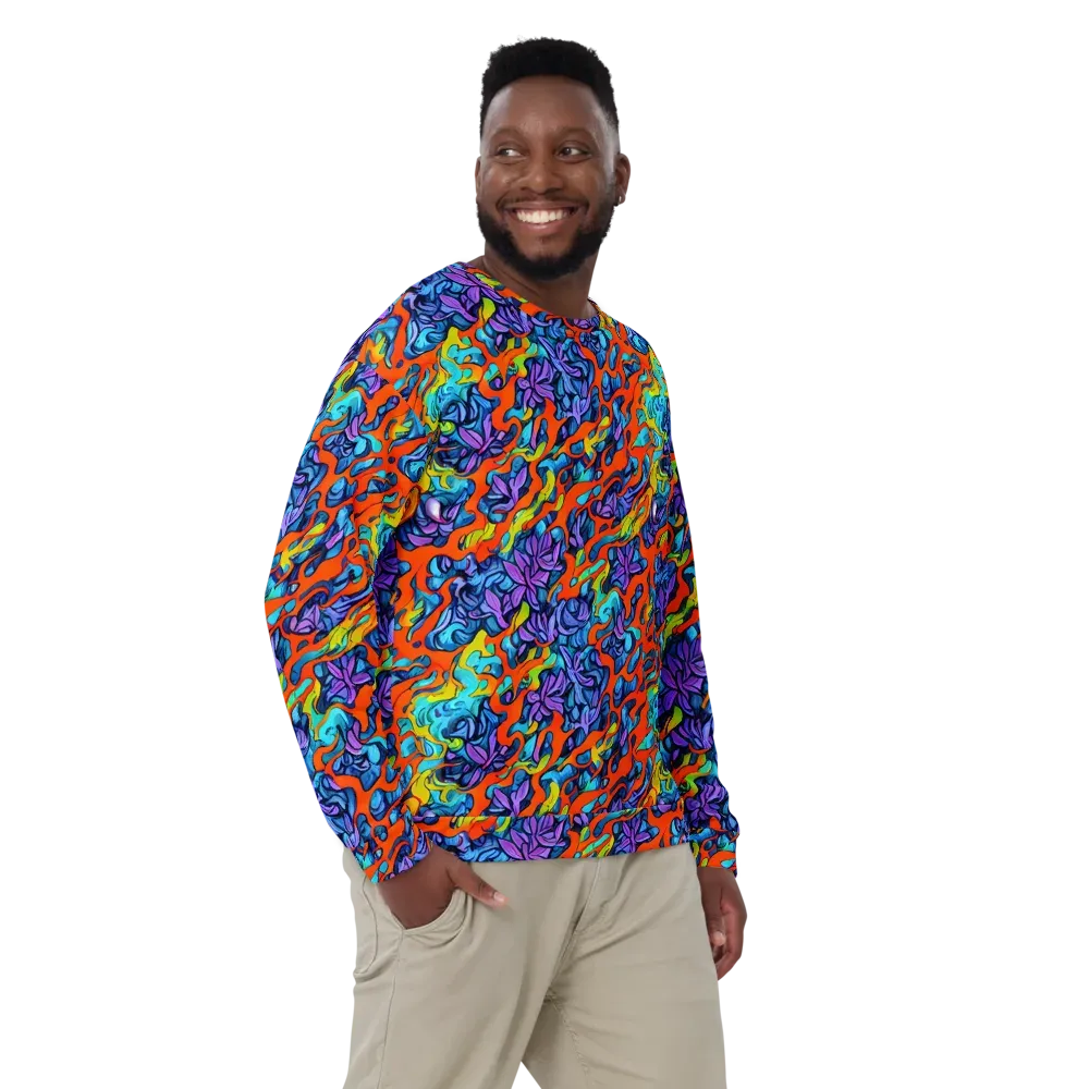 Cobalt Jungle on Sweatshirt — Front
